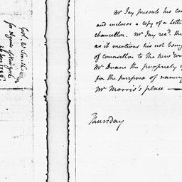 [Document, 1785 January 26]