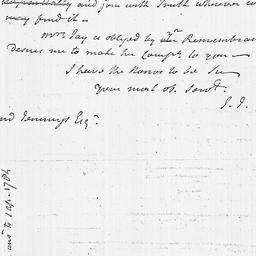 [Document, 1784 April 12]