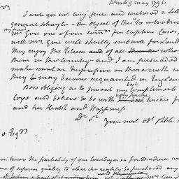 [Document, 1796 May 09]