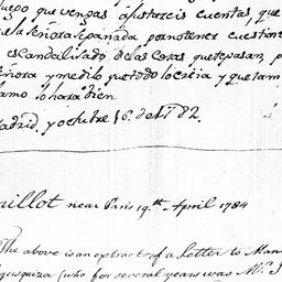 [Document, 1782 October 16]