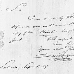 [Document, 1809 September 16]