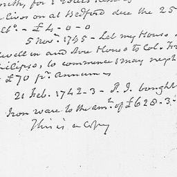 [Document, 1747 April 20]