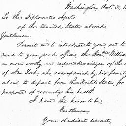 [Document, 1843 October 31]