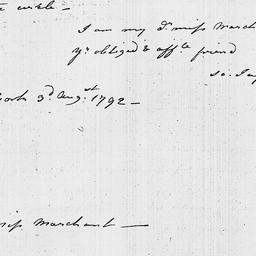 [Document, 1792 August 03]