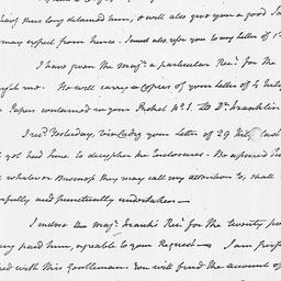 [Document, 1781 October 03]