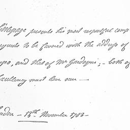 [Document, 1783 November 13]