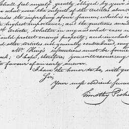 [Document, 1796 June 04]