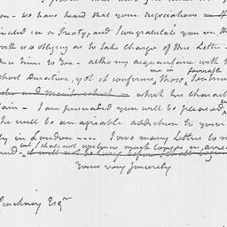 [Document, 1796 February 06]