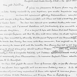 [Document, 1821 April 24]