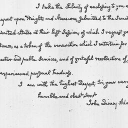[Document, 1821 June 22]