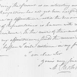 [Document, 1801 February 19]