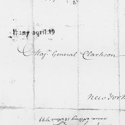 [Document, 1799 April 18]
