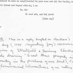 [Document, 1794 December 09]
