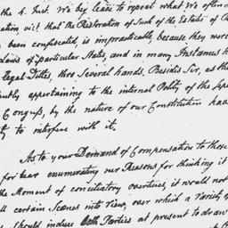 [Document, 1782 November 07]