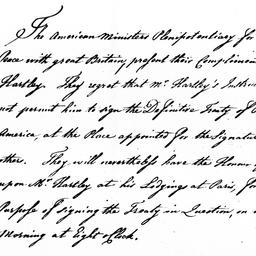 [Document, 1783 August 30]