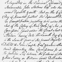 [Document, 1768 November 21]