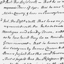 [Document, 1769 September 11]