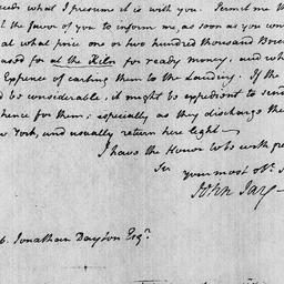 [Document, 1798 October 27]