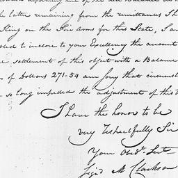 [Document, 1800 October 14]