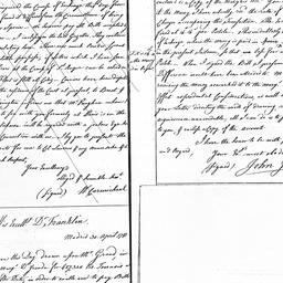 [Document, 1781 April 30]
