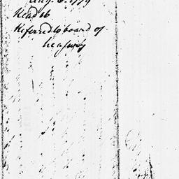 [Document, 1779 August 06]