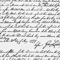 [Document, 1779 May 20]