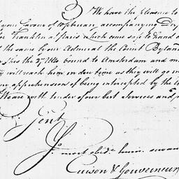 [Document, 1779 April 01]