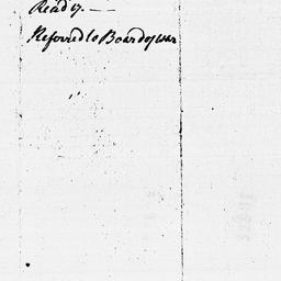 [Document, 1779 February 09]