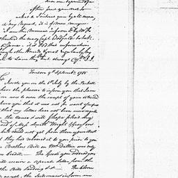 [Document, 1785 September 09]
