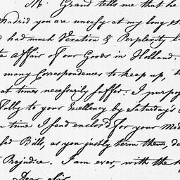 [Document, 1782 January 15]