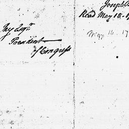 [Document, 1779 May 14]