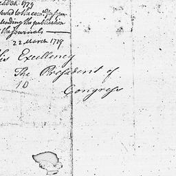 [Document, 1779 March 27]