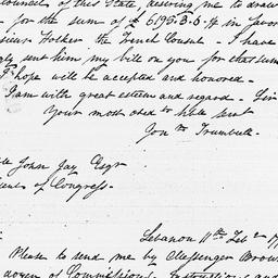 [Document, 1779 February 11]