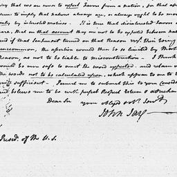 [Document, 1796 September 19]