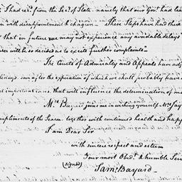 [Document, 1796 March 25]