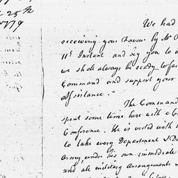 [Document, 1779 February 20]