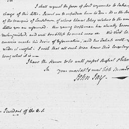 [Document, 1791 October 03]