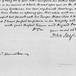[Document, 1798 July 31]