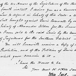 [Document, 1796 March 04]
