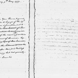 [Document, 1777 May 09]
