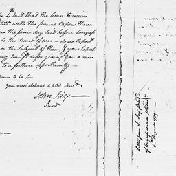 [Document, 1779 August 06]