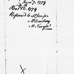 [Document, 1779 June 07]