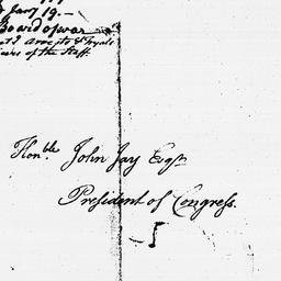 [Document, 1779 January 18]
