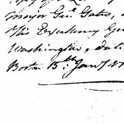 [Document, 1779 January 15]
