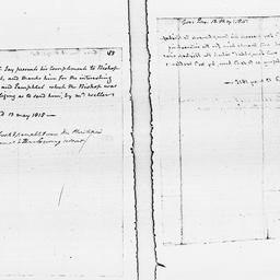 [Document, 1815 May 13]