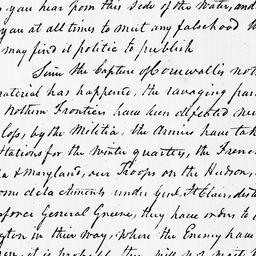 [Document, 1781 November 28]