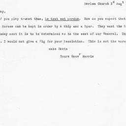 [Document, 1776 August 03]