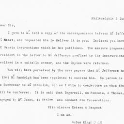 [Document, 1794 January 05]