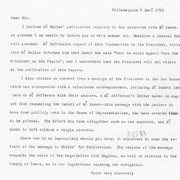 [Document, 1793 December 09]