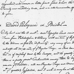 [Document, 1763 June 28]